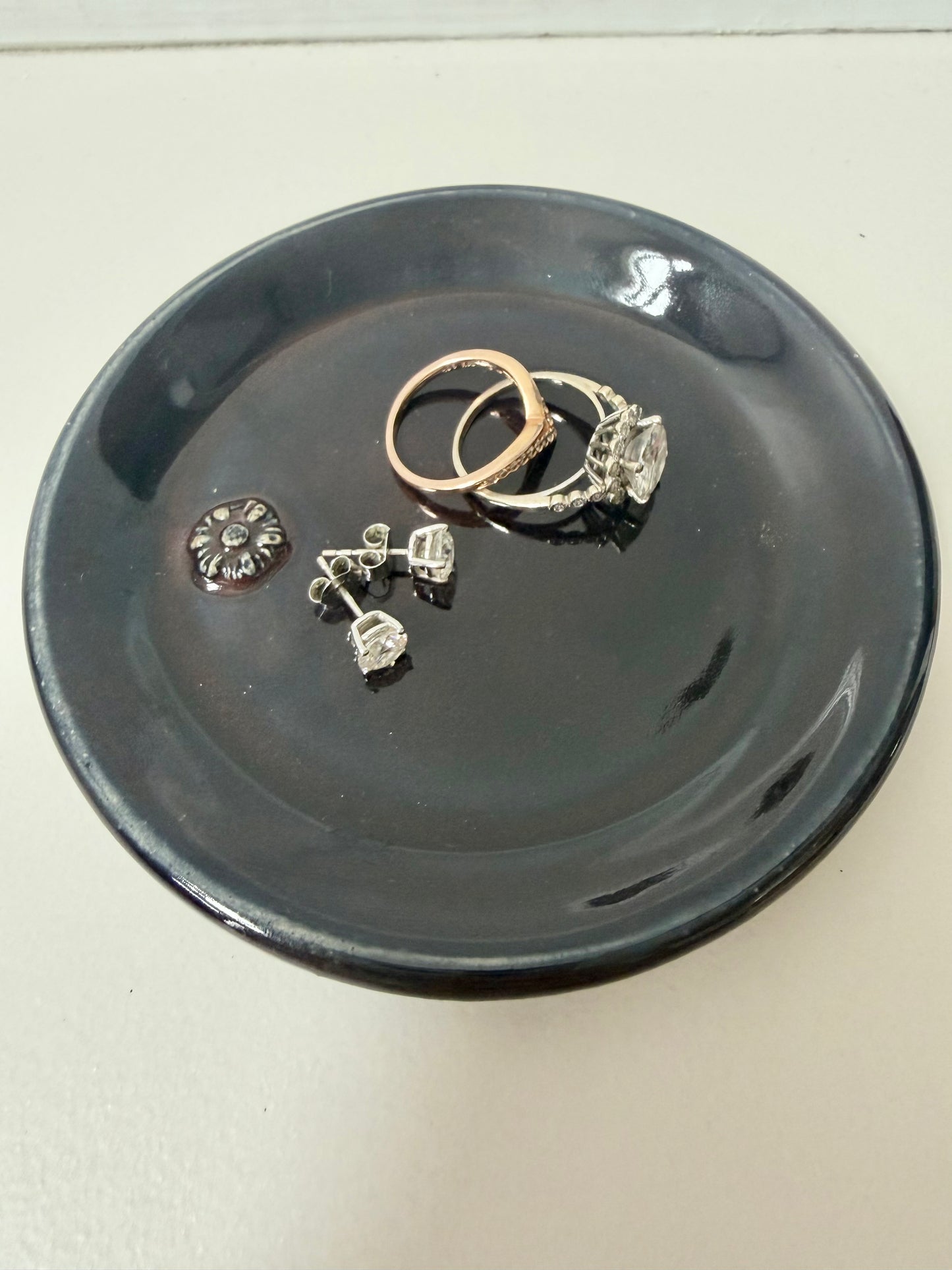 Deep Plum Trinket Dish