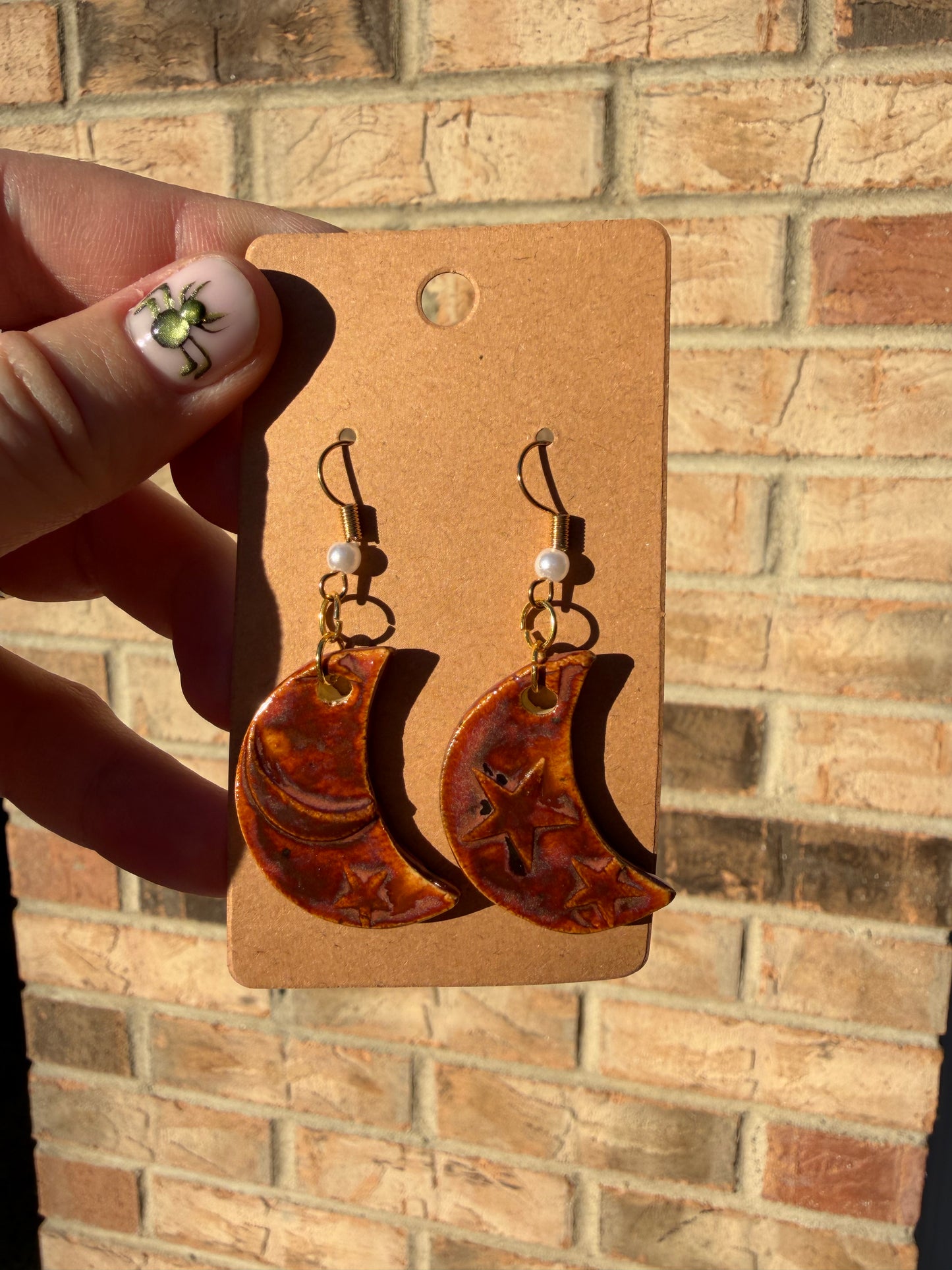Blood Moon Earrings