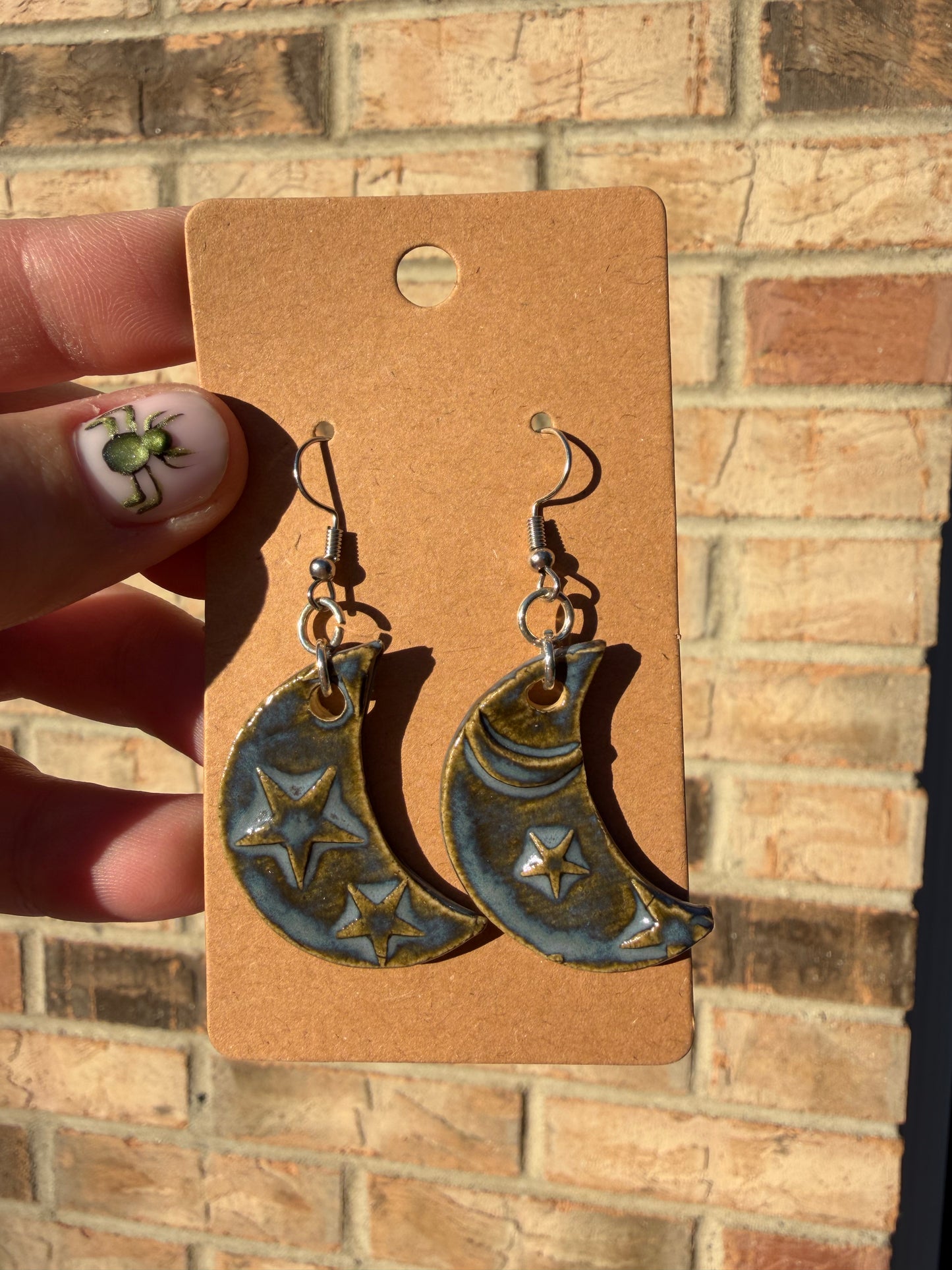 Midnight Moon Earrings