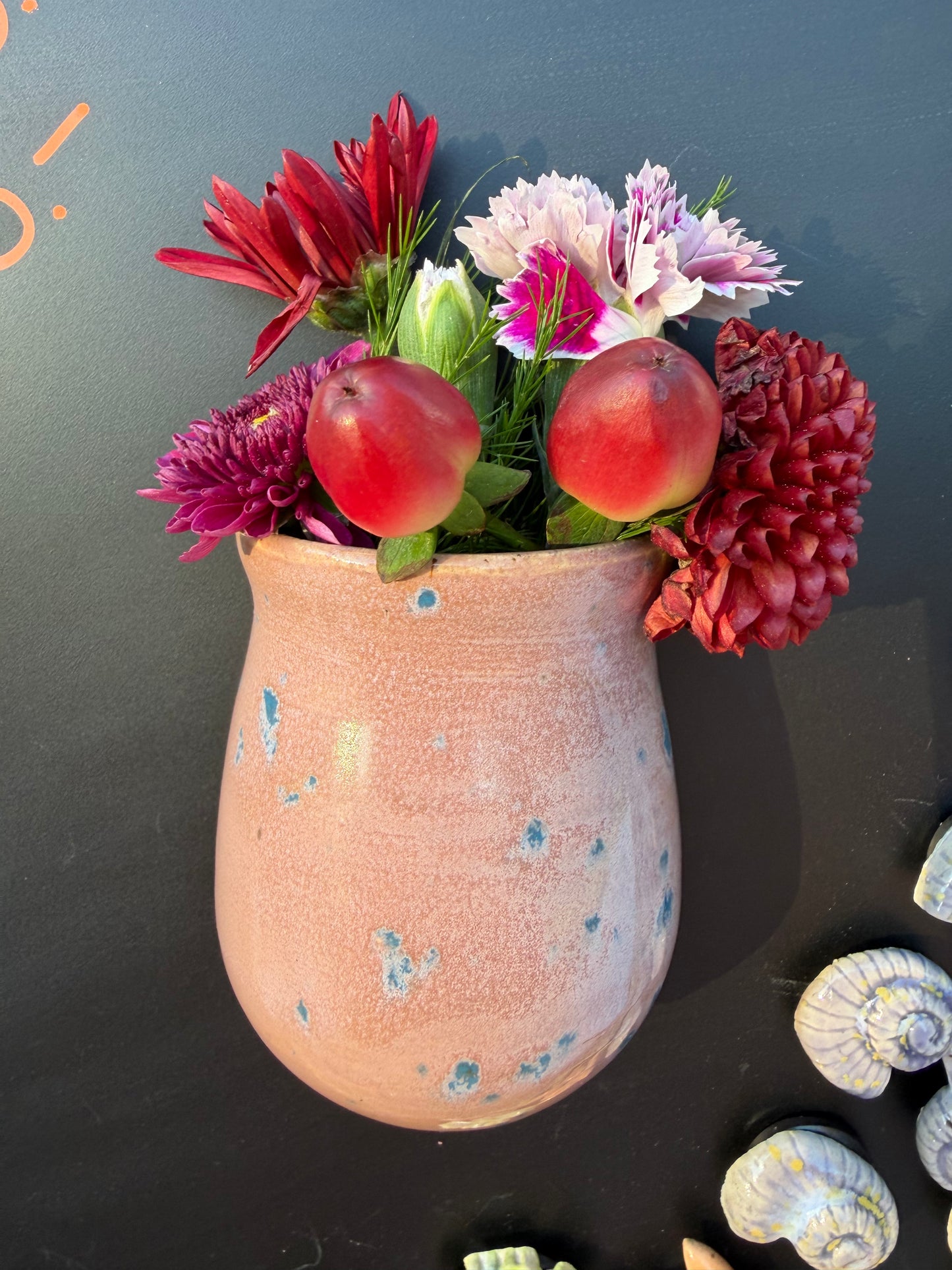 Speckled Egg Magnetic Mini Vase
