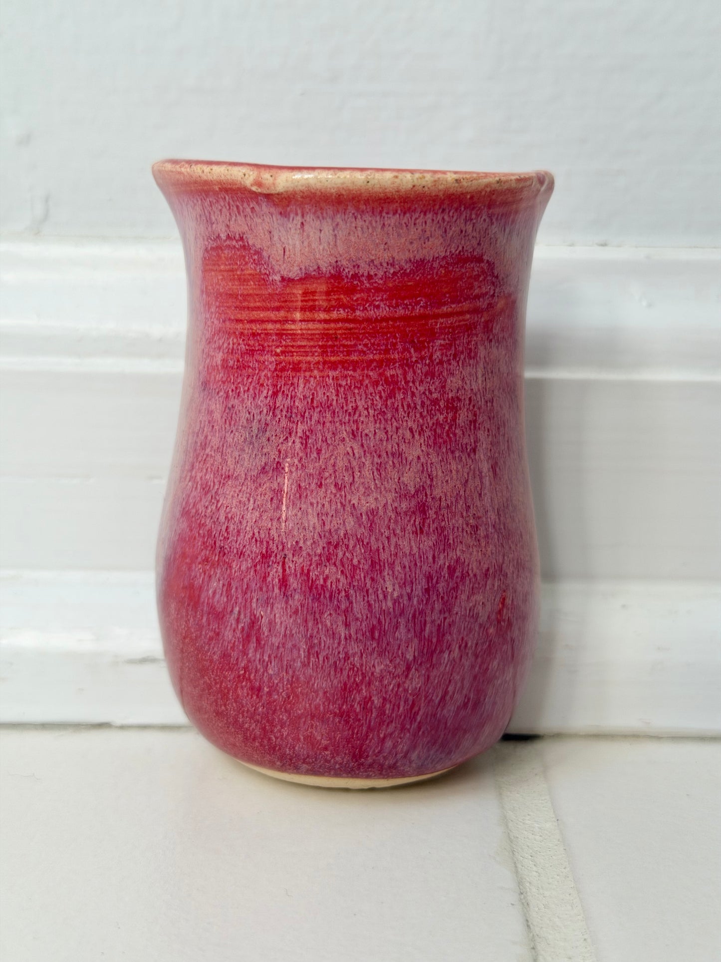 Raspberry Drift Mini Vases