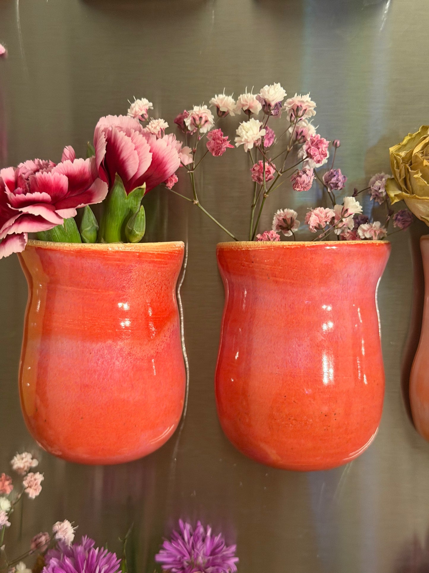 Guava Glow Mini Vases