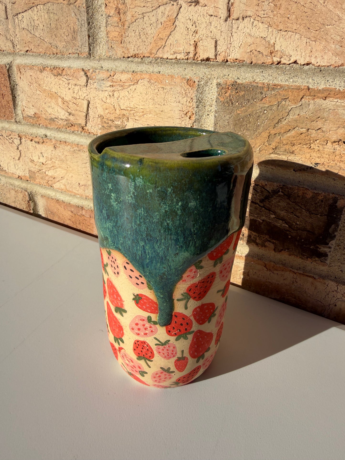 Strawberry Travel Mug