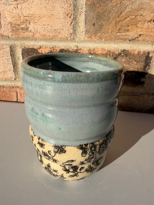 Floral Handless Mug