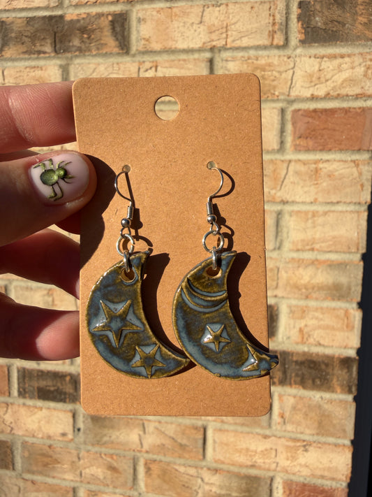 Midnight Moon Earrings