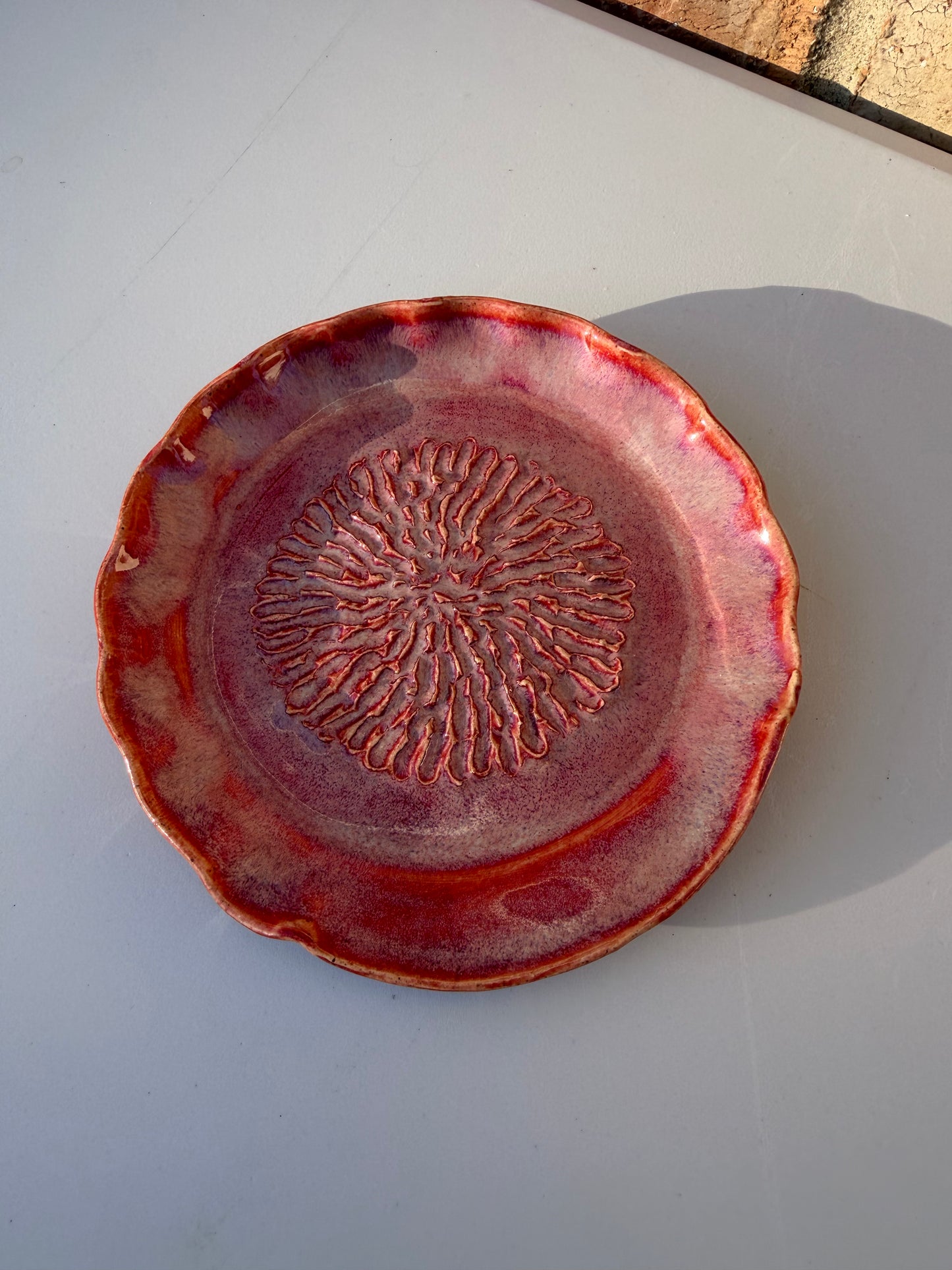 Hibiscus Garlic Grater/Spoon Rest