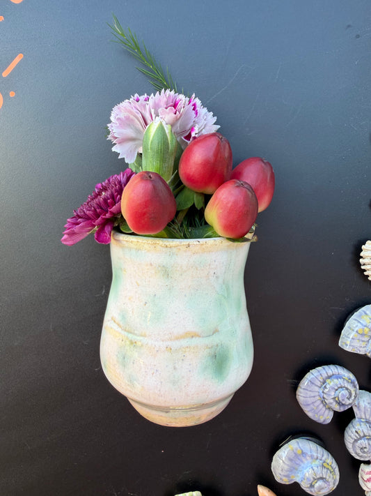 Speckled Moss Magnetic Mini Vase
